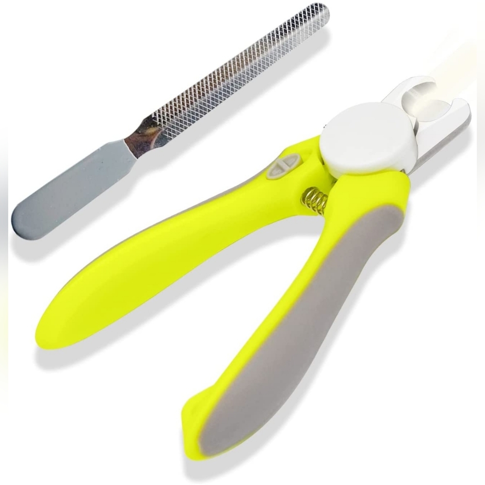OHHLION Dog & Cat Nail Clippers and Trimmers, with LED Lights and Safety Guards